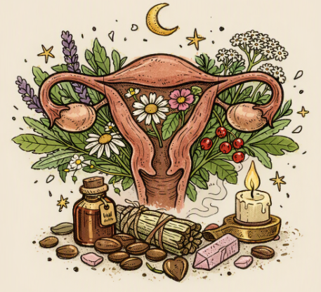 Utero y herbolaria